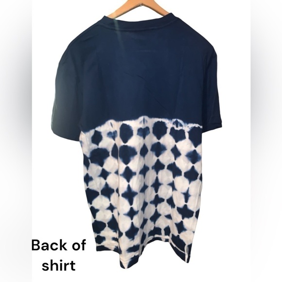 NWT Honey Brand Clothing Men’s Blue tie dye shirt size medium - Picture 2 of 4